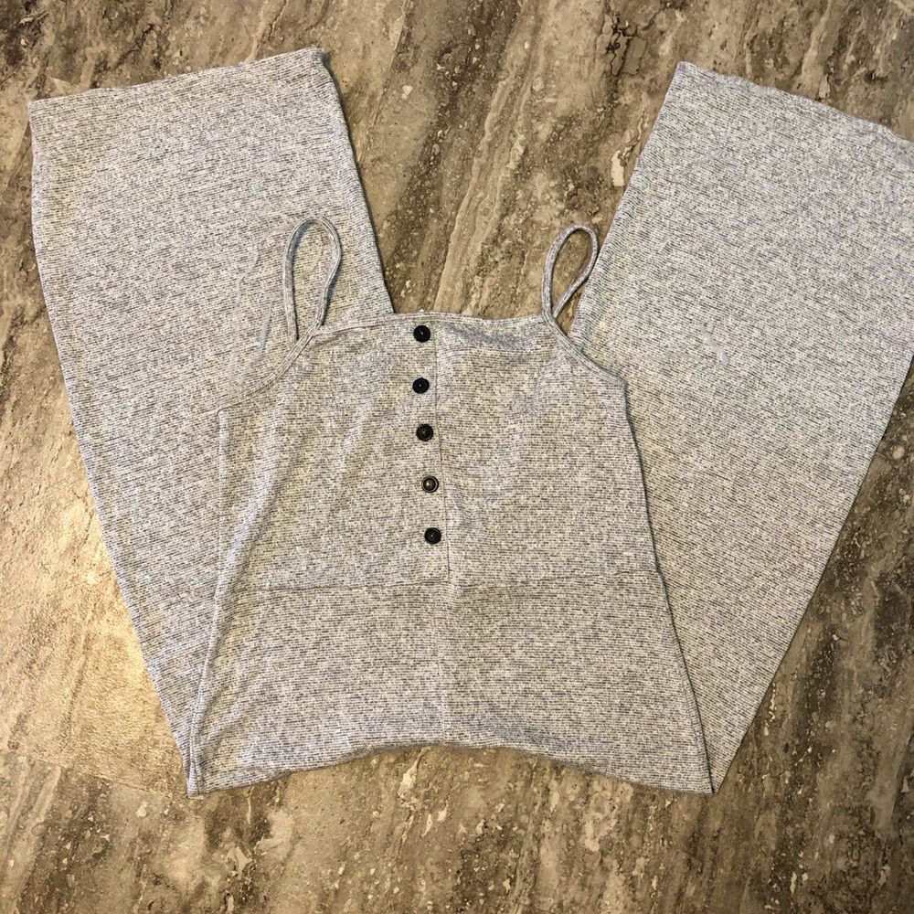 NWT grey jumpsuit